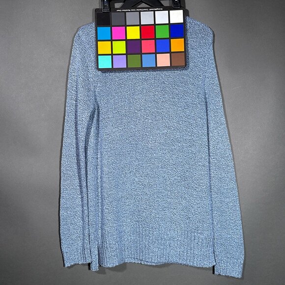 Croft & Barrow Woman's Blue Crew Neck Sweater Size M‎ - Picture 13 of 13